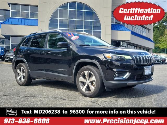 used 2021 Jeep Cherokee car, priced at $24,991