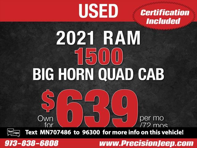 used 2021 Ram 1500 car, priced at $35,941