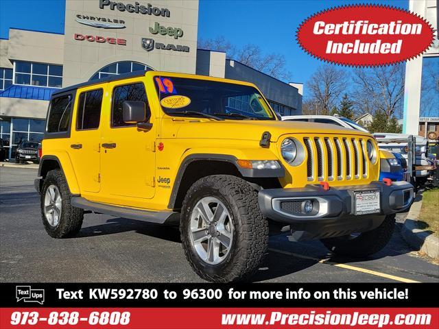 used 2019 Jeep Wrangler Unlimited car, priced at $32,419