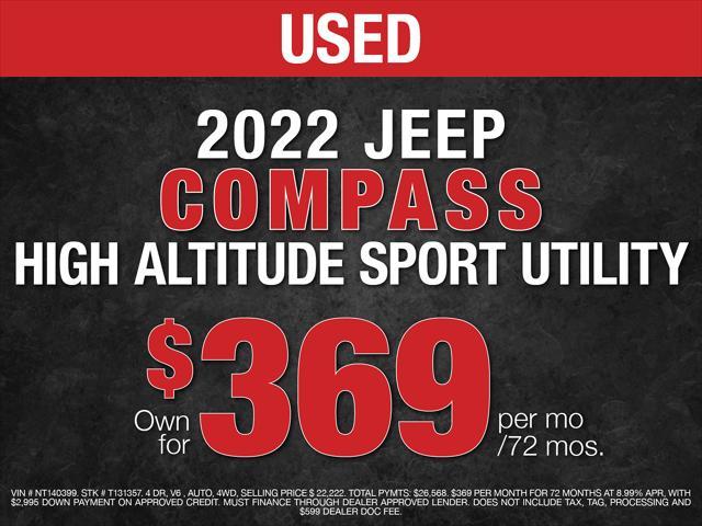 used 2022 Jeep Compass car