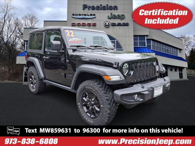 used 2021 Jeep Wrangler car, priced at $31,511