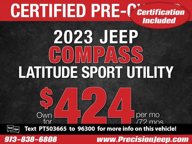 used 2023 Jeep Compass car, priced at $24,193