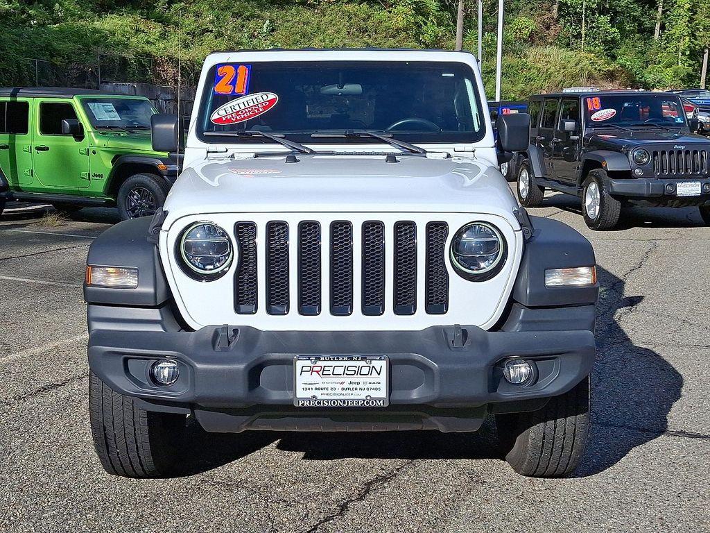 used 2021 Jeep Wrangler Unlimited car, priced at $34,921