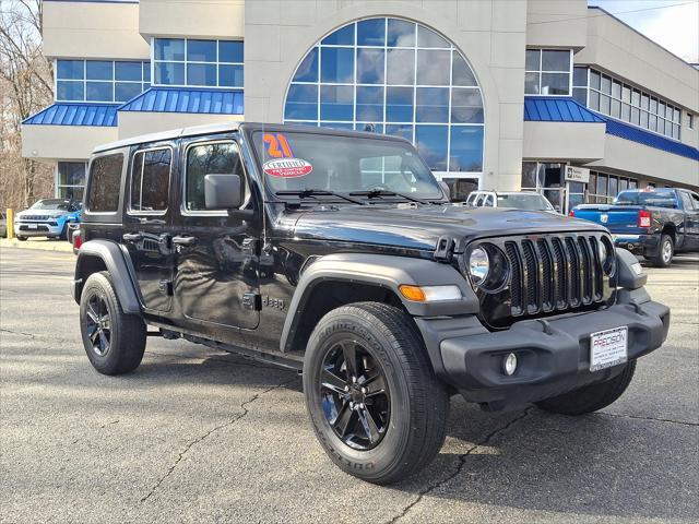 used 2021 Jeep Wrangler Unlimited car, priced at $32,681