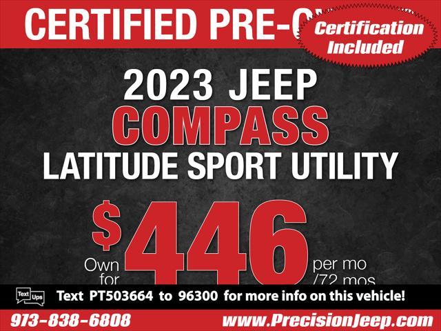 used 2023 Jeep Compass car, priced at $24,493