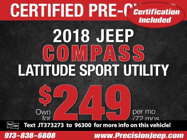 used 2018 Jeep Compass car, priced at $15,998