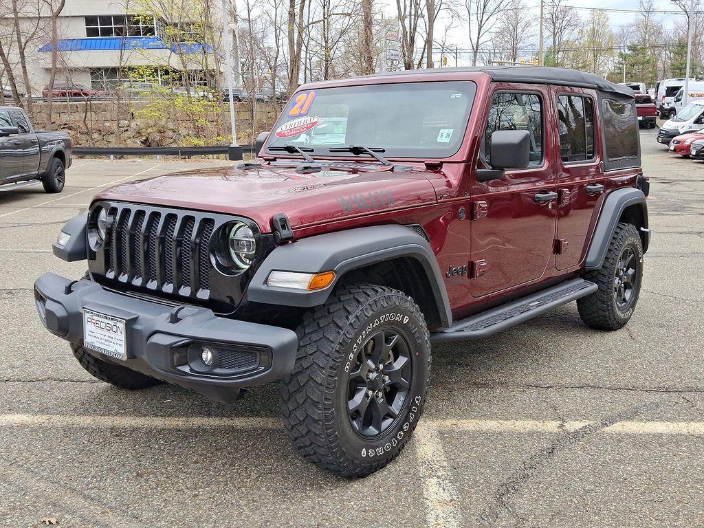 used 2021 Jeep Wrangler car, priced at $32,721