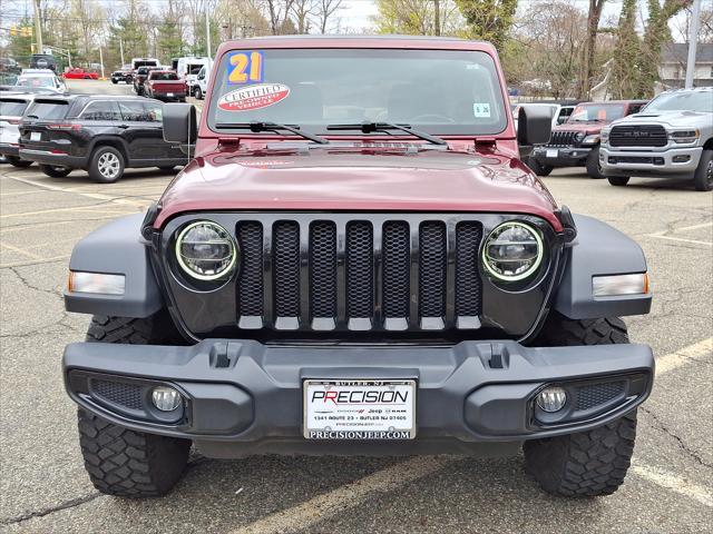 used 2021 Jeep Wrangler car, priced at $33,821