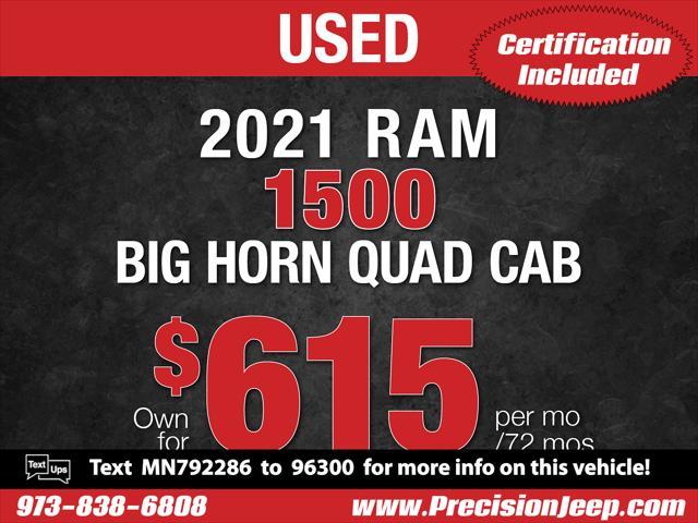 used 2021 Ram 1500 car, priced at $34,716