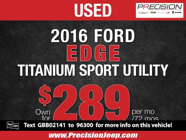 used 2016 Ford Edge car, priced at $17,986