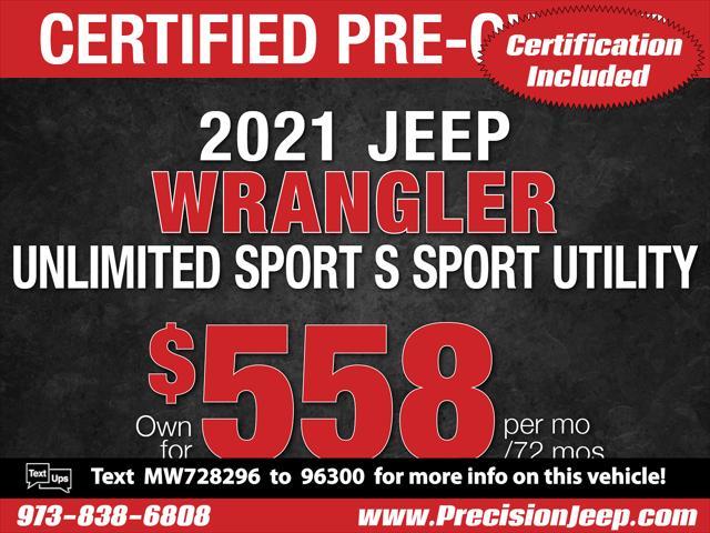 used 2021 Jeep Wrangler Unlimited car, priced at $31,991