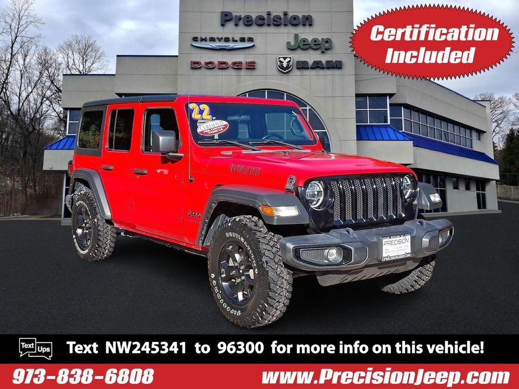used 2022 Jeep Wrangler car, priced at $33,922