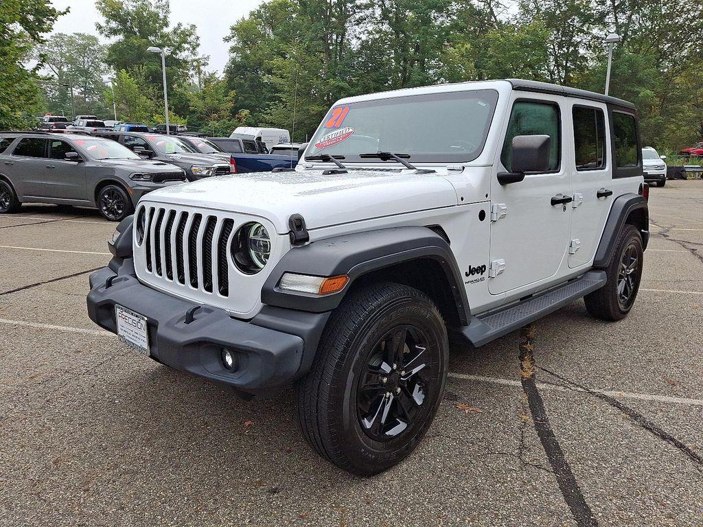 used 2021 Jeep Wrangler Unlimited car, priced at $34,941