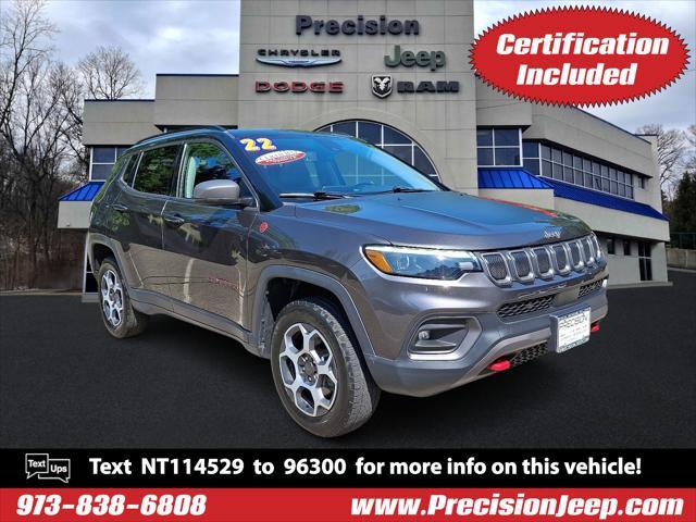 used 2022 Jeep Compass car, priced at $27,722