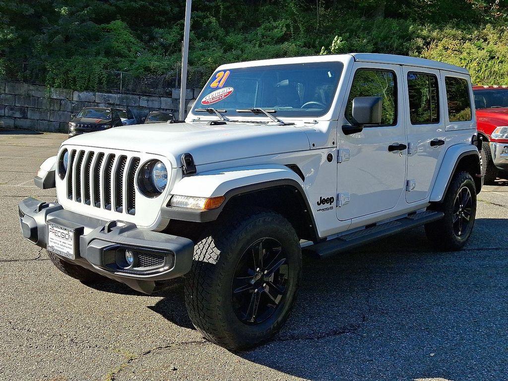 used 2021 Jeep Wrangler Unlimited car, priced at $37,591