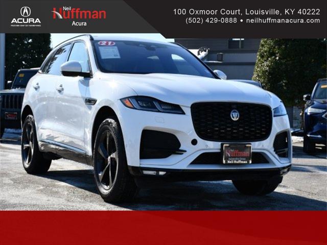 used 2021 Jaguar F-PACE car, priced at $32,993