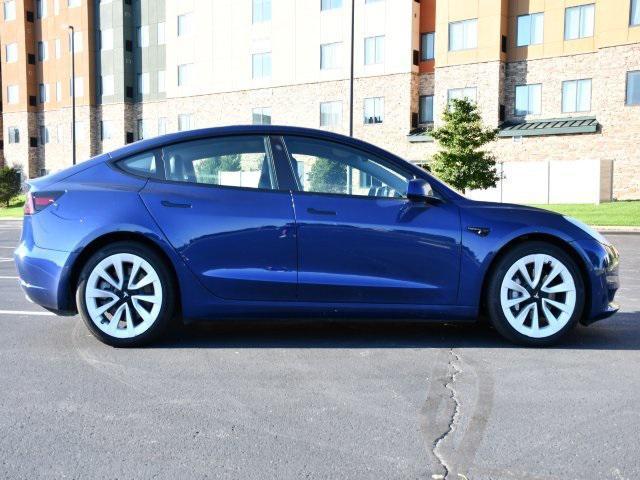 used 2022 Tesla Model 3 car, priced at $27,101