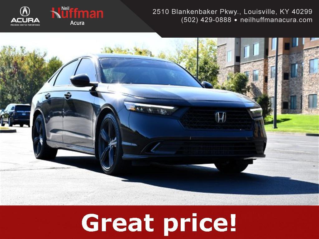 used 2023 Honda Accord Hybrid car, priced at $26,435