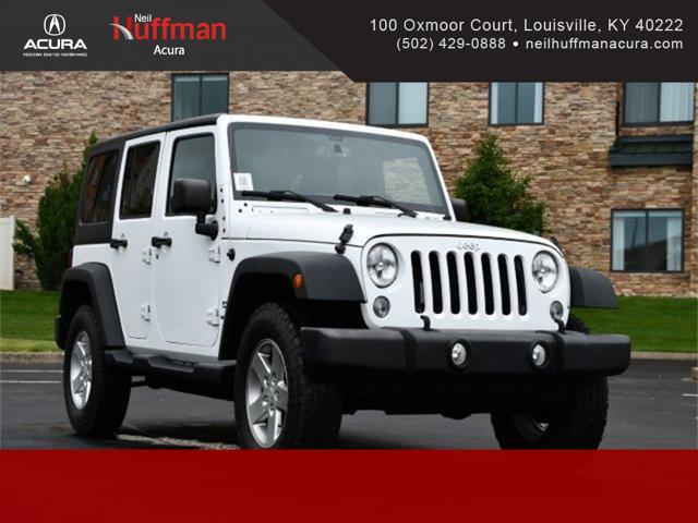 used 2015 Jeep Wrangler Unlimited car, priced at $17,989