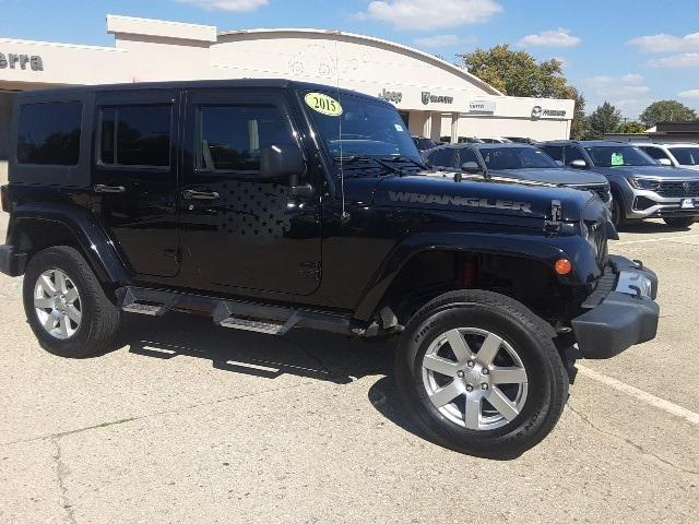 used 2015 Jeep Wrangler Unlimited car, priced at $21,819