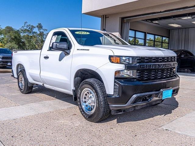 used 2021 Chevrolet Silverado 1500 car, priced at $20,989