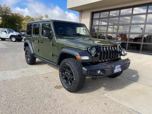 used 2022 Jeep Wrangler Unlimited car, priced at $25,389