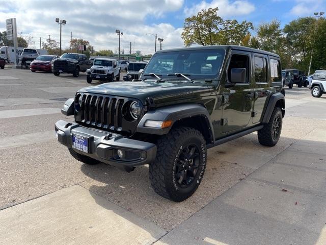used 2022 Jeep Wrangler Unlimited car, priced at $25,389