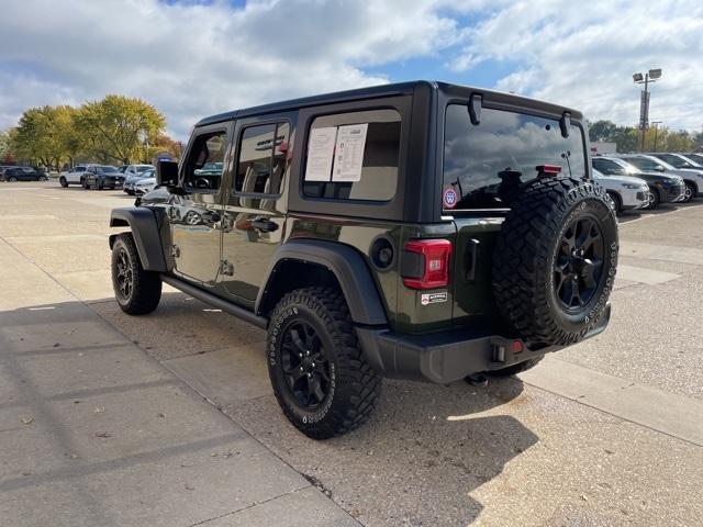used 2022 Jeep Wrangler Unlimited car, priced at $25,389