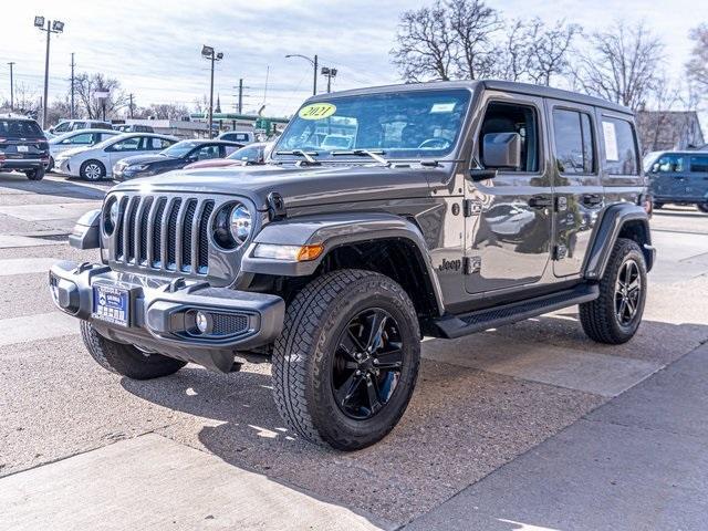 used 2021 Jeep Wrangler Unlimited car, priced at $35,669