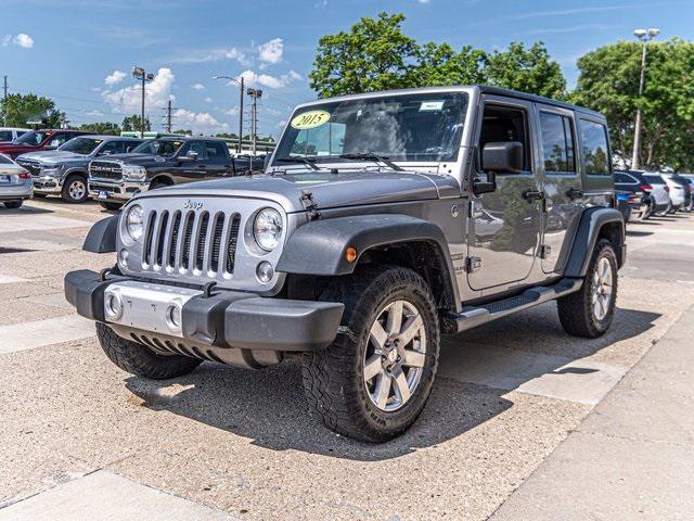 used 2015 Jeep Wrangler Unlimited car, priced at $17,569