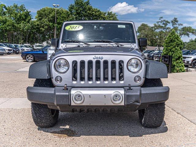 used 2015 Jeep Wrangler Unlimited car, priced at $17,569