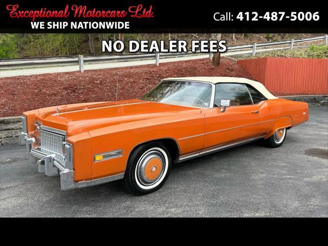 used 1975 Cadillac Eldorado car, priced at $19,900