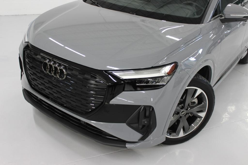 used 2024 Audi Q4 e-tron car, priced at $35,498