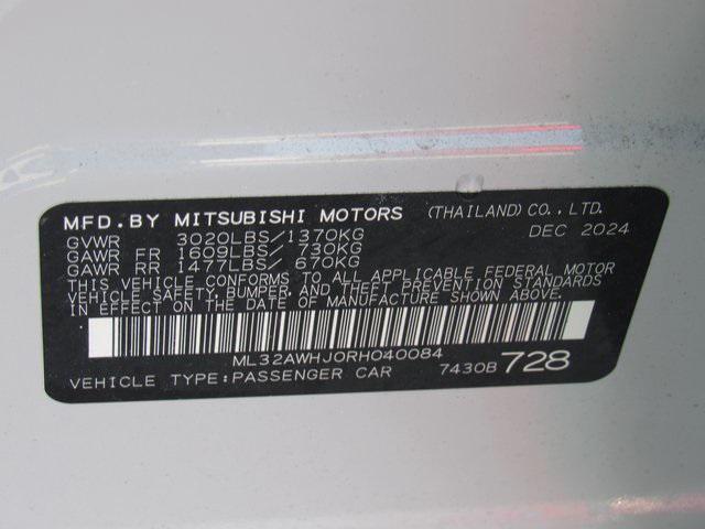 new 2024 Mitsubishi Mirage car, priced at $14,070