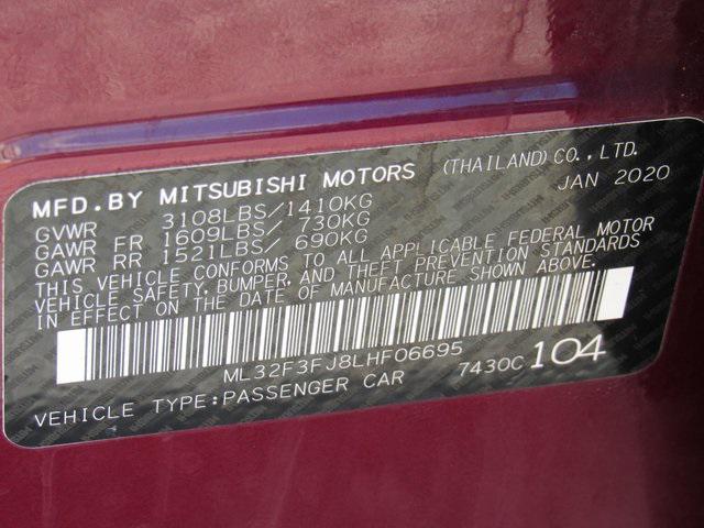 used 2020 Mitsubishi Mirage G4 car, priced at $6,995