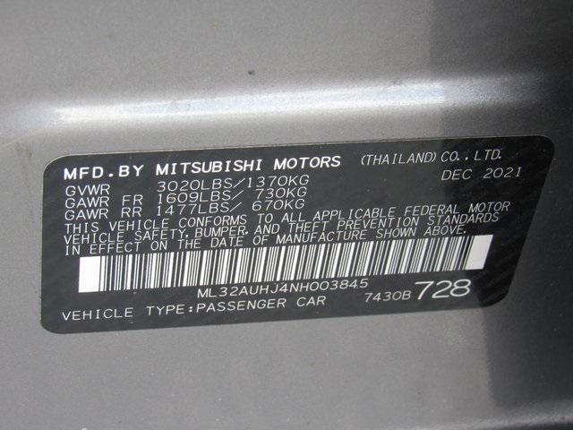 used 2022 Mitsubishi Mirage car, priced at $12,996