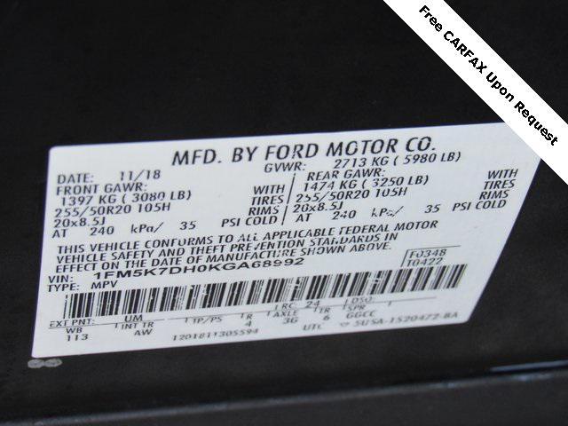 used 2019 Ford Explorer car, priced at $16,994