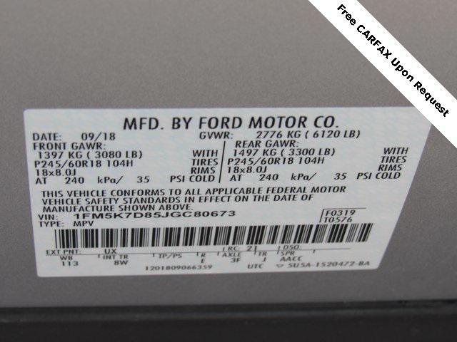 used 2018 Ford Explorer car, priced at $12,970