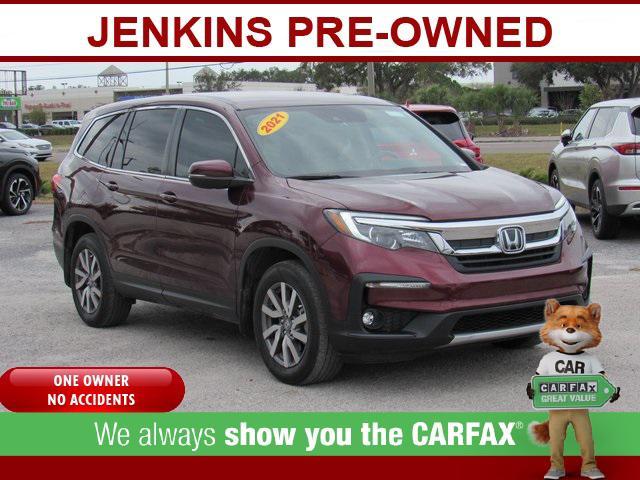 used 2021 Honda Pilot car, priced at $20,924