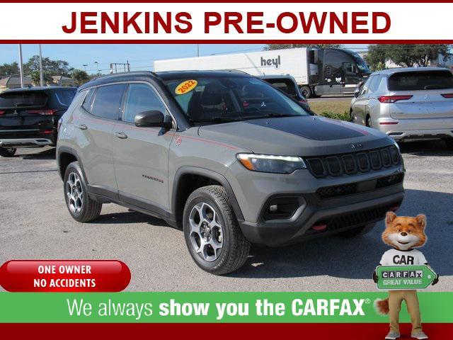 used 2022 Jeep Compass car, priced at $22,897