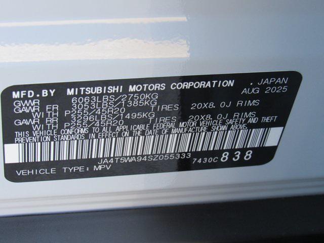 new 2025 Mitsubishi Outlander PHEV car, priced at $39,970