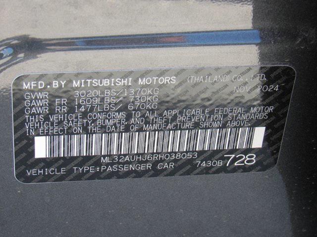 new 2024 Mitsubishi Mirage car, priced at $12,925