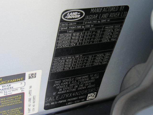 used 2022 Land Rover Defender car, priced at $46,987
