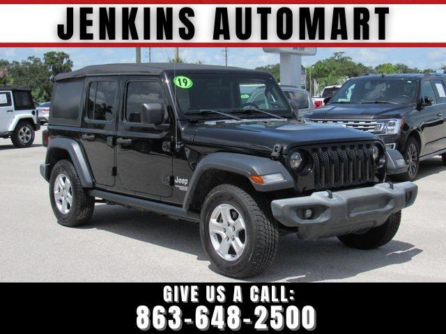 used 2019 Jeep Wrangler Unlimited car, priced at $25,598