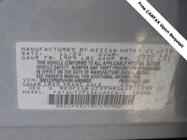 used 2024 Nissan Kicks car, priced at $18,957