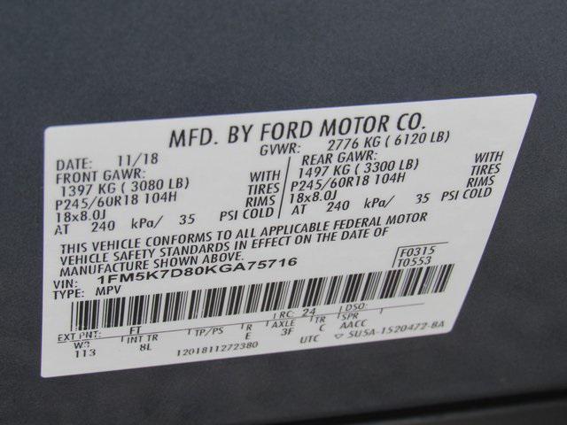 used 2019 Ford Explorer car, priced at $18,323
