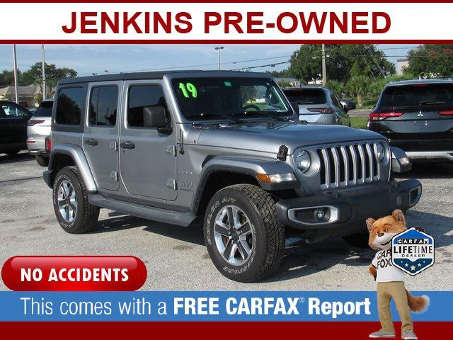 used 2019 Jeep Wrangler Unlimited car, priced at $18,914
