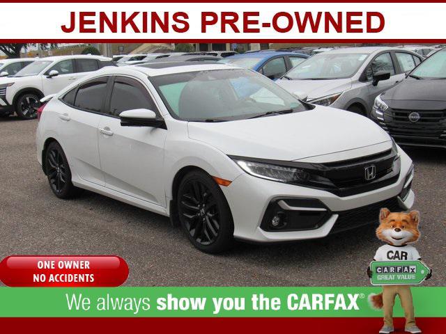 used 2020 Honda Civic Si car, priced at $21,677