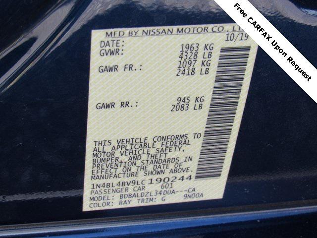 used 2020 Nissan Altima car, priced at $11,950