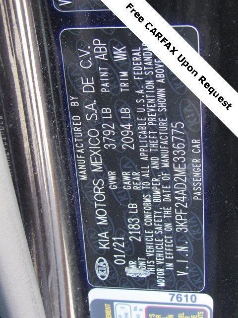 used 2021 Kia Forte car, priced at $13,989